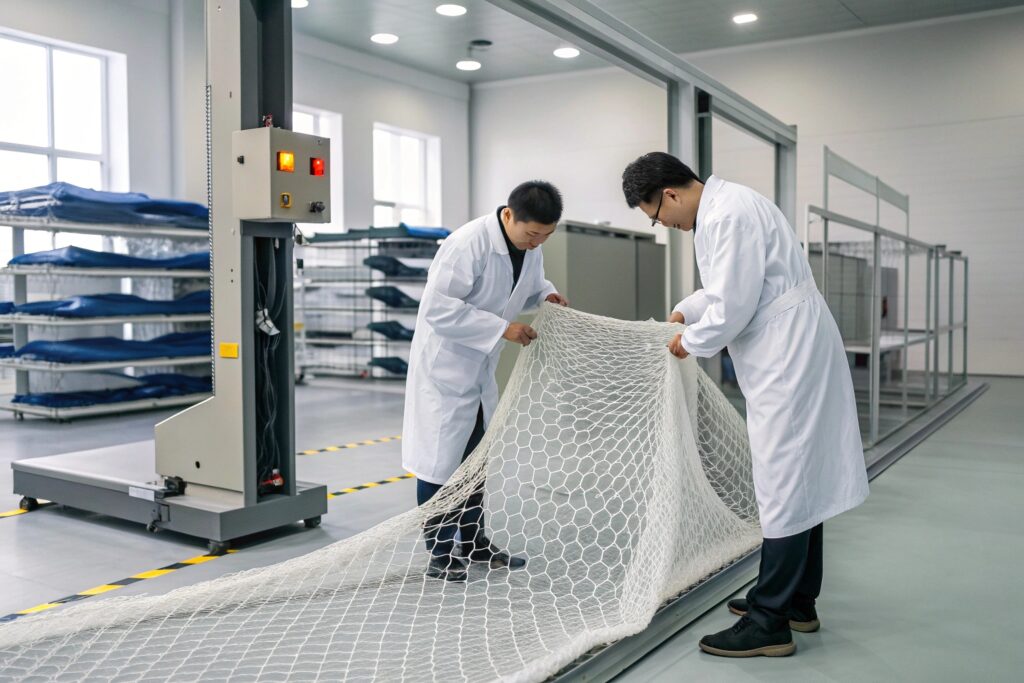 a high tech industrial laboratory setting where a