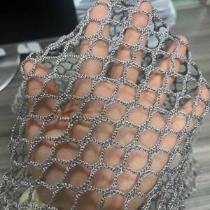 High-Strength Polyester Safety Netting – 3/8" Mesh, 72" Width, Grey (300-Yard Rolls)