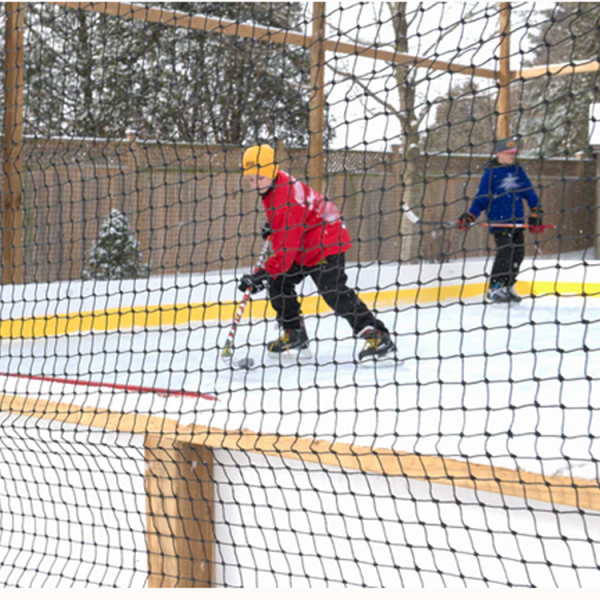 Ice Hockey Fence Netting UV-Resistant & Durable Custom Polyester Ice Hockey Barrier Net