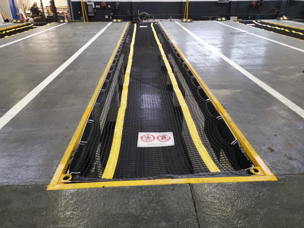 Workshop Pit Safety Net