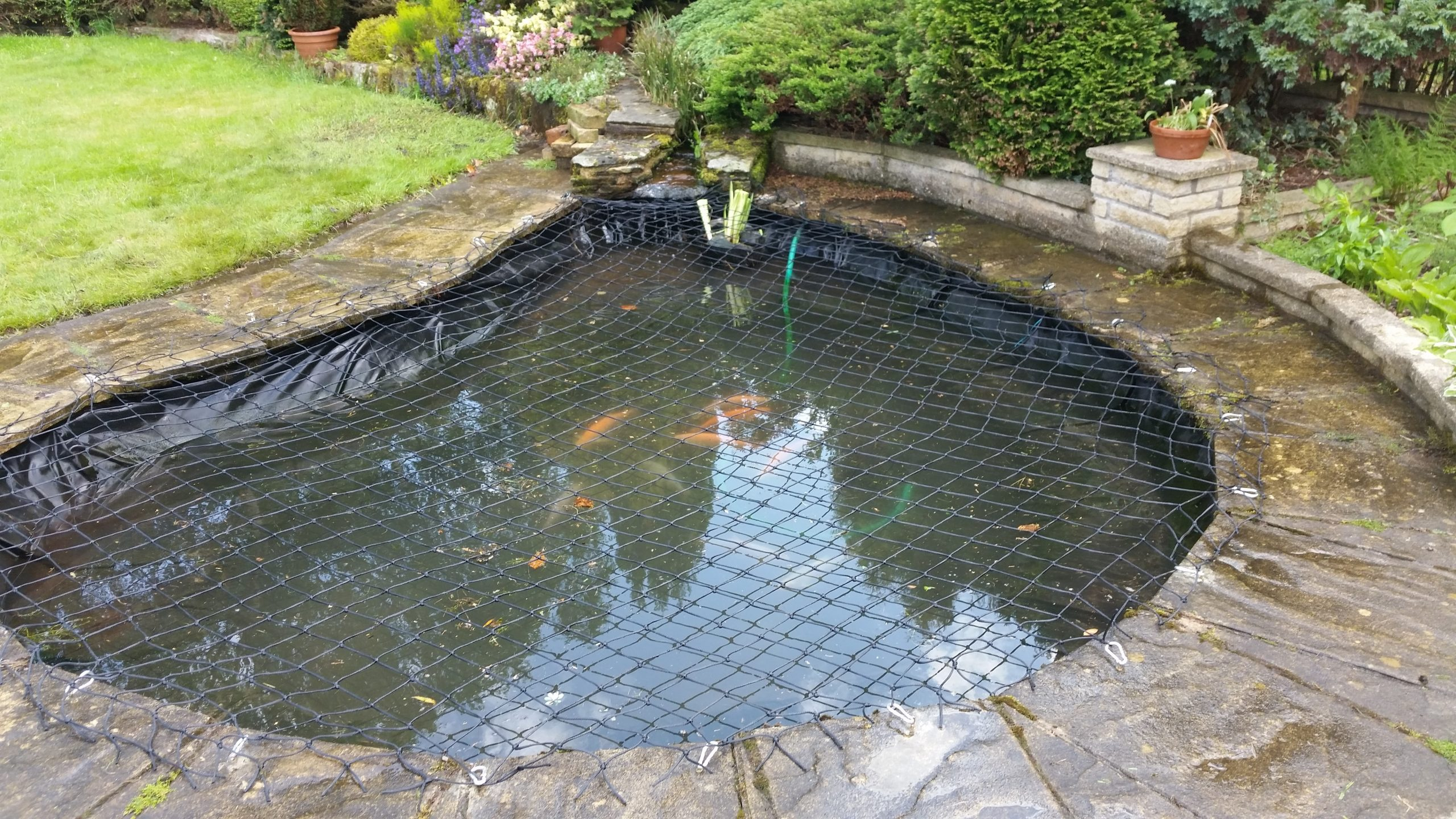 Polyester Knotless 4cm Mesh Size Pond Safety Grid Nets Pond Cover Netting 6 Pond Cover Net 5